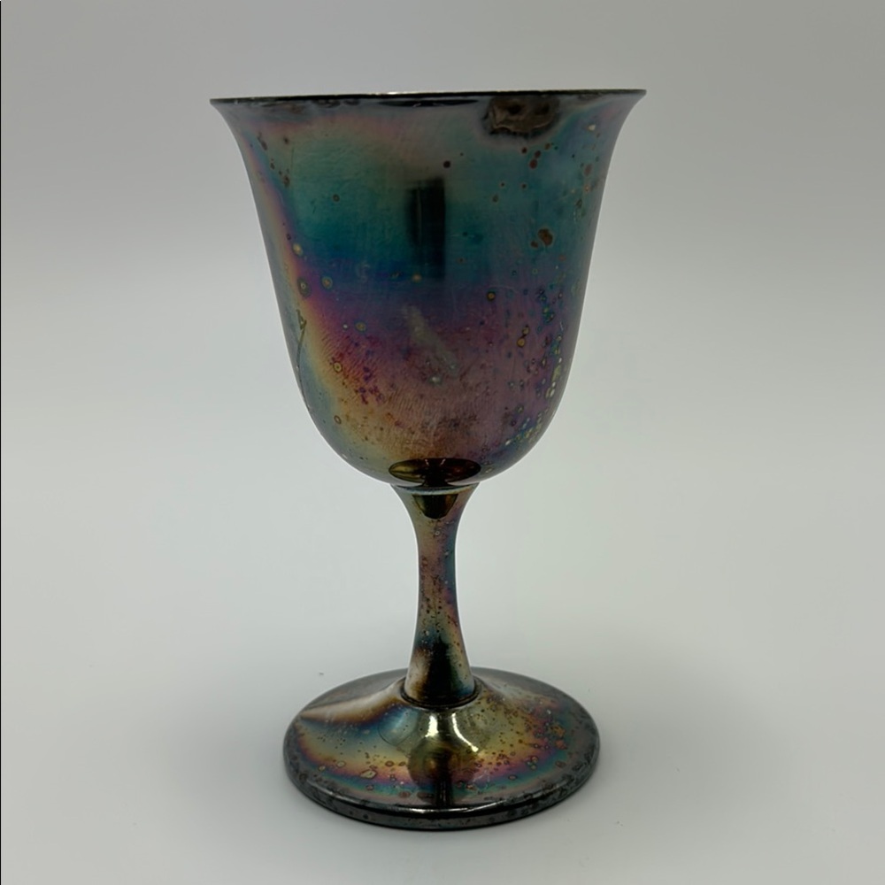 Vintage Sheridan EPS Chalice Goblet Stem Footed 5.4inch Tall